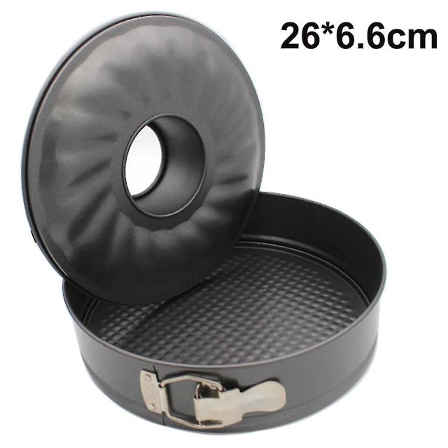Molde para pastel de calabaza de acero al carbono, juego de moldes para hornear, 26 Cm