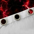 thumbnail image 4 of Feelyou Red Nature Lightning Black Out Curtains, Chic Stripe Abstract Ombre Curtains Pack of 2 (42x63 Each), Teens Kids Girls Boys Bedroom Curtains, Window Curtains Bedroom Decor, 4 of 6