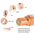 thumbnail image 3 of Mini Electric Hair Remover for Women, Portable LED Light Body Hair Removal Machine with Stainless Steel Cutter for Whole Body Use, Lipstick Shape, 3 of 7