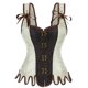 thumbnail image 1 of Corsé reductor de cintura para mujer, estilo gótico, con estampado, desmontable, con hebilla delantera y ajuste de correa trasera. Faja de poliéster para mujer., 1 of 7