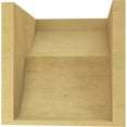 thumbnail image 4 of 10"W x 10"D x 10"H Wide Crestline Rough Cedar Woodgrain TimberThane Corbel, Primed Tan, 4 of 6