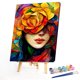 thumbnail image 2 of Kit de pintura por números DIY flor niña mano aceite arte imagen artesanía decoración del hogar (2) FLhrweasw Nuevo, 2 of 9