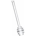 thumbnail image 1 of 2pc Glass Honey Spoon Ladle Honeycomb Stem Honey Stirrer Honey Stick For Honey Glass Dispensing (d-v2), 1 of 5