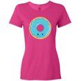 thumbnail image 3 of Inktastic Blue Donut Women's T-Shirt, 3 of 5