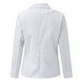 thumbnail image 4 of Gubotare Womens Casual Blazers Open Front Long Sleeve Work Office Jackets Blazer (White,XXL), 4 of 5