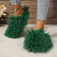 thumbnail image 6 of Women's Curly Furry Slippers, Indoor Thermal Cozy Fuzzy Shoes, Warm Bedroom Floor Plush Slippers With Non-slip Sole, 6 of 8