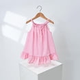 thumbnail image 1 of Économies d'Été! Robe d'Été pour Enfants, Robes Décontractées pour Filles en Liquidation, Robe Sans Manches à Carreaux à la Mode pour Enfants, Robe Décontractée et Confortable à Col Rond, 1 of 3