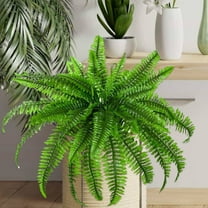 Clearance!Fake Plants,Artificial Greenery,Fern 21 Branches 2025 New Artificial Ferns Ferns Artificial Plants Large for & Home Decor Outdoor & Indoor,Fake Ferns,Front Porch Decor