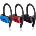 thumbnail image 3 of Axess Epbt103rd Red True Wireless Earphones With Bluetooth, 3 of 6