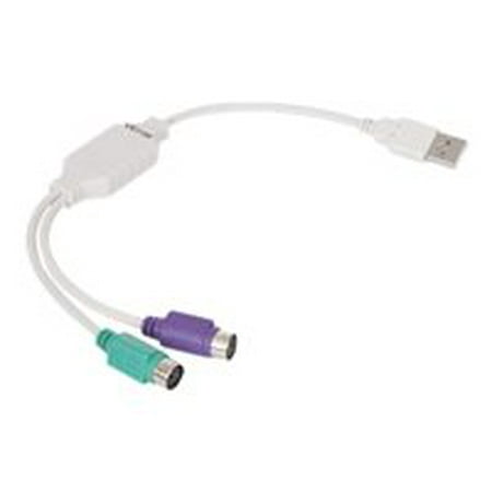 Usb Ps2 Cordless Desktop - VCOM VC-USB/PS2 USB 2.0 to PS2 X2 Cable