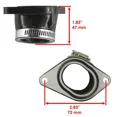 thumbnail image 3 of 2 Intake Manifold Carburetor Boots Compatible with Yamaha Raptor 660 YFM660R ATV 2001-2005 Models (Left & Right), 3 of 5