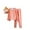 0-Pink2863, variant on WOYY Girls Sleepwear Seamless Thermal Underwear Set Long Sleeve Top Pants Base Layer for Kids, Sizes 3-10