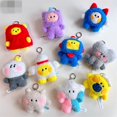 thumbnail image 2 of Botu kpop tesoro bolsa de felpa de dibujos animados TRUZ mini muñeca DoYoung ASAHI JaeHyuk figura fans regalos bolsa colgante anime llavero de felpa juguete, 2 of 4