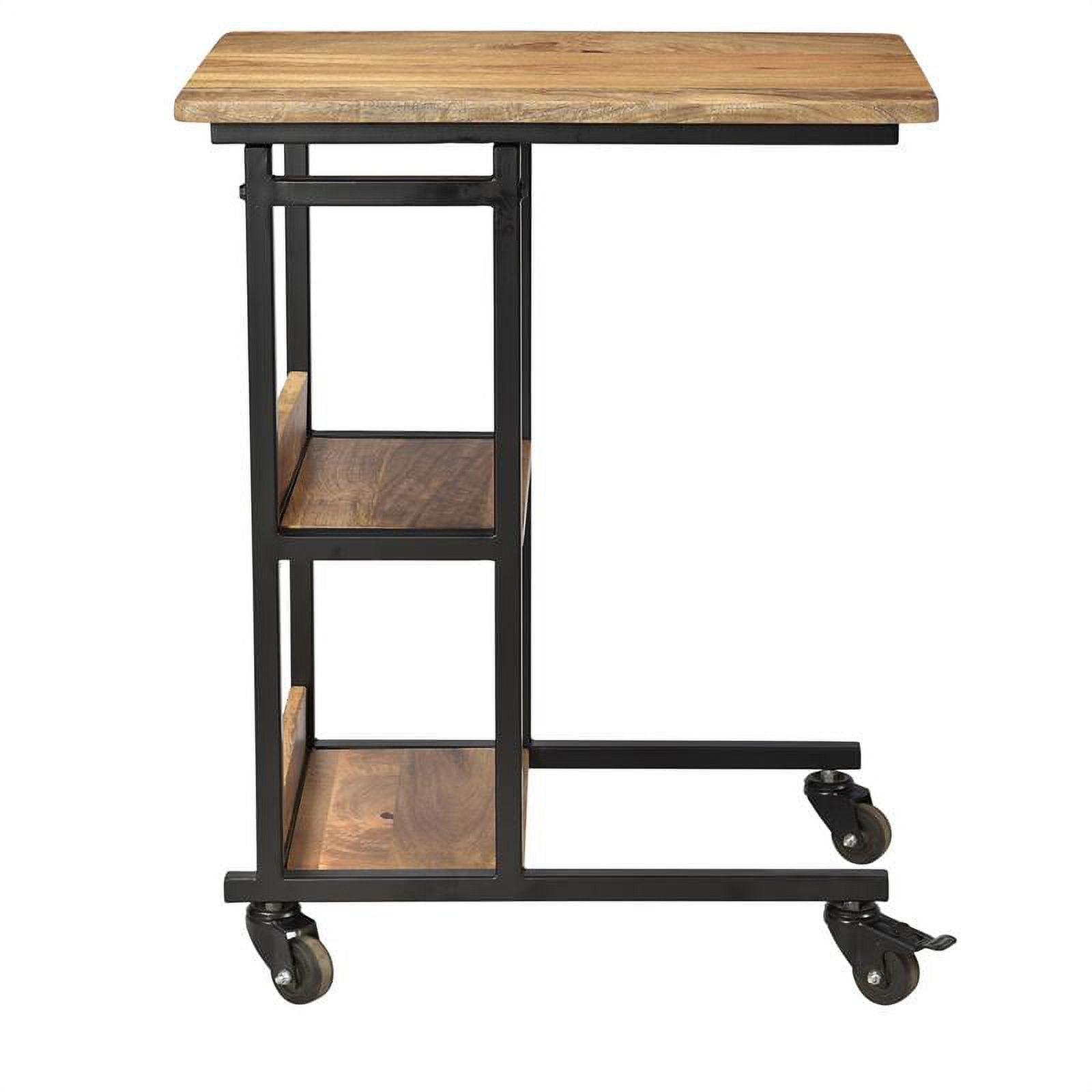 Evolution by Crestview Collection Haley Wood and Iron Portable Desk in