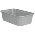 thumbnail image 5 of Futura 25 oz Silver Plastic Take Out Container - with Clear Lid, Microwavable - 6 3/4" x 4 1/2" x 2 1/4" - 100 count box, 5 of 11