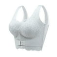 thumbnail image 6 of WCJM woman bl Lace White ending bra Womens Daily Solid Sexy Lace Gathered Bra Straps Breast Cup Underwear, 6 of 6