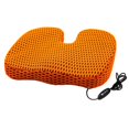 thumbnail image 4 of Cojín de espuma viscoelástica para asiento - Almohada para ciática, cóccix, respaldo - Cojín para soporte de naranja Baoblaze Cojín de asiento de espuma viscoelástica, 4 of 6