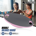 thumbnail image 3 of MADOG Wobble Balance Board for Standing Desk, Non-Skid Exercise Balance Trainer with 360° Rotation and Handle for Home Gym, Gray, 3 of 11