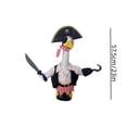 thumbnail image 3 of Sruoe Porch Goose Outfits, 23 Inch Porch Goose Clothes, Goose Clothes Dress, Duck Sculpture Clothes for Lawn Statue Cement Statue Yard Patio Party Decoration, 3 of 7