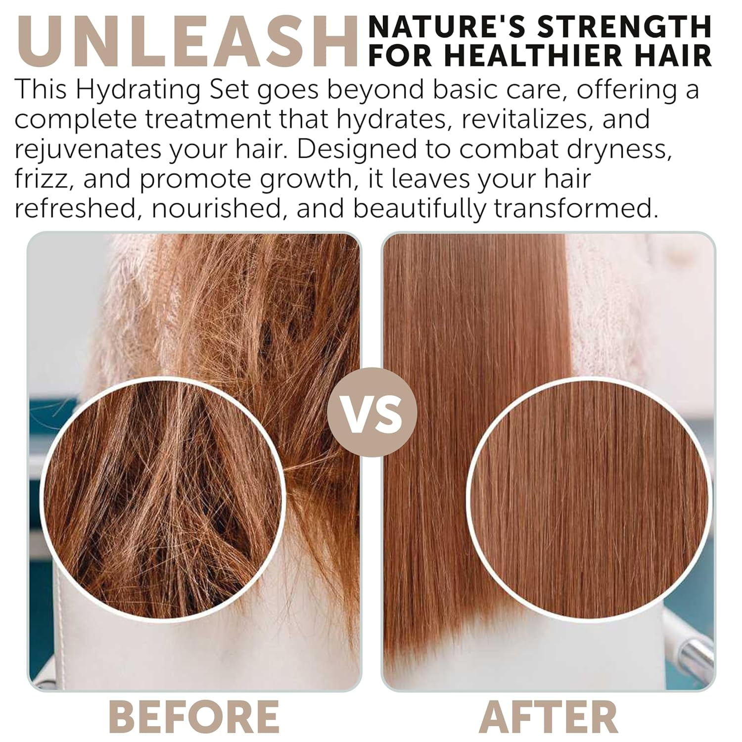 34 OZ Hydrating Shampoo & Conditioner Set for Dry, Damaged, Oily & Fine Hair | Strengthens Roots for Thicker, Stronger Hair, Nourishes Scalp, Reduces Breakage (Pack of 2)