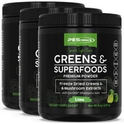 Greens & Superfoods Powder – Freeze-Dried Greens, Wheatgrass Juice & Mushroom Extract Blend