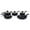 Black, variant on YBM Home Classic 8-Piece Cookware Set, Covered, Stay-Cool Handles, Kitchen Stock Pot, Soup Pot, Cooking Pot, Oven Broiler Safe 350F, Compatible Induction and All Cooktops, Dishwasher Safe, OTP1103