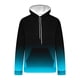 thumbnail image 5 of Sudadera con capucha para hombre, estilo casual, a la moda, con cuello redondo, bolsillos y estampado degradado, sudadera de manga larga con capucha, blusa de poliéster para hombre, 5 of 5