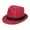 Red, variant on HNMKIU Classic Unisex Summer Straw Fedora Hat with Short Brim for Sun and Casual Style Green,One Size