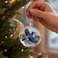 thumbnail image 6 of Christmas Ball Ornaments, 3D Bird Spherical Hanging Decor, Christmas Tree Decoration for Home Party, 6 of 7