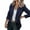 Navy, variant on Womens Blazers for Work Professional Women's Work Office Lapel Collar Stretch Jacket Suit Blazer(Navy,XXL)