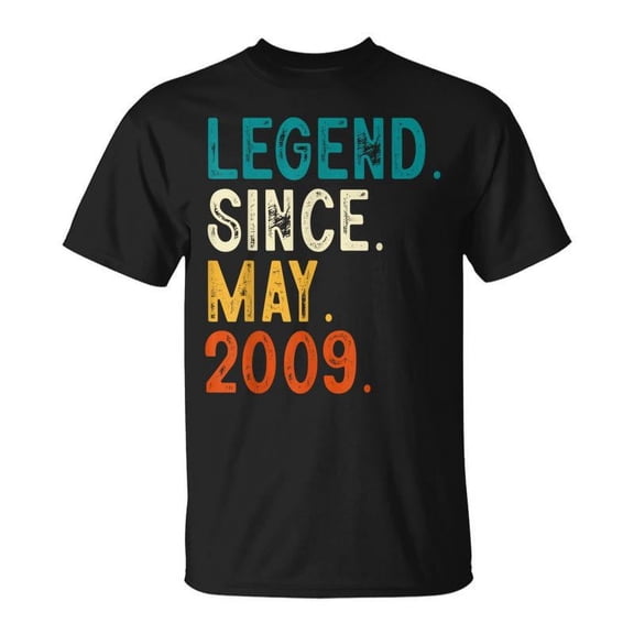 SR 14 Year Old Legend Since May 2009 14Th Birthday T-shirt