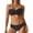 a1rt#-Black, variant on Women's Fringe Trim Bikini Two Piece Swimsuit Fashionable Bathing Suit Comfortable Fit for Beach Vacation Casual Outdoor and Summer Holiday Activities