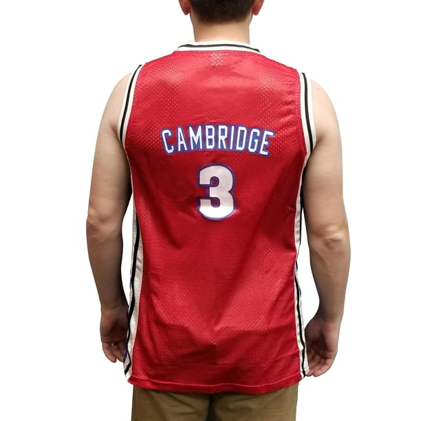 Calvin Cambridge 3 Knights Red Basketball Jersey Mike Uniform Costume