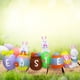 thumbnail image 1 of Conejo de Pascua inflable,Decoraciones al aire libre inflables del de Pascua, de Pascua inflable y huevos coloridos,Construya en 9 LED decoraciones felices del patio de CUTICAT  Conejo de Pascua inflable, 1 of 8