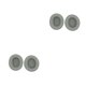 thumbnail image 4 of Sidaley Auriculares Almohadillas para los oídos Cojines montados en la cabeza Cancelación de ruido Orejera de malla Reemplazo de auriculares para Verde 2piezas, 4 of 6
