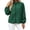 Green, variant on Zip Up Jacket Womens Lightweight Casual Long Sleeve Hoodless Jacket with Pocket Basic Plain Outdoor Coat