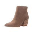 thumbnail image 1 of American Rag Womens Eryn Leather Block Heel Booties, 1 of 4