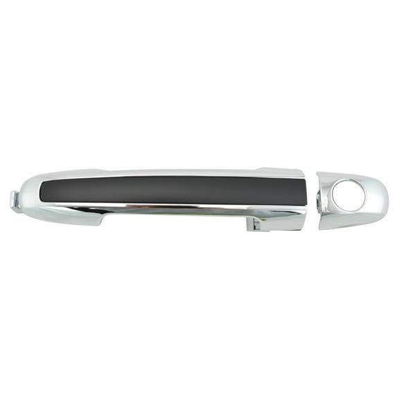 TRQ Door Handle Front Outer Chrome Black Insert Driver Side LH for 06-10 Sonata DHA48938