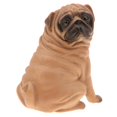 thumbnail image 2 of Modelo de Perro Perfke Juguete Decoración Hogar Pug Amarillo 4,25 Pulgadas, 2 of 8