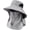 Light Gray, variant on Sun Hat for Men and Women, UPF 50+ UV Protection, Wide Brim Breathable, Fish Hat with Flap and Breathable Mask