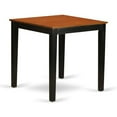 thumbnail image 4 of East West Furniture Pub 3-piece Wood Dining Pub Table Set in Black and Cherry, 4 of 4