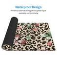 thumbnail image 4 of Bingfone Leopard Dots Large Gaming Mouse Pad,Extended Desk Mousepad With Stitched Edges,Non-Slip Base,Water Resist Keyboard Pad For Gamer, Office & Home, 29.5 X 16 In, 4 of 9