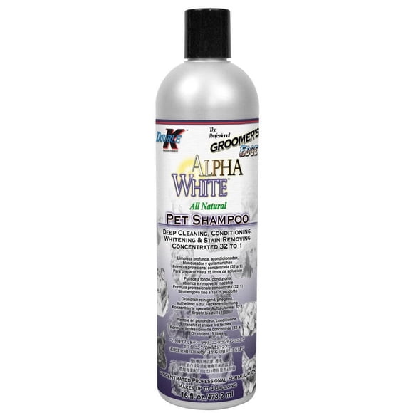 Champú para mascotas Groomer's Edge Alpha White, 16 oz