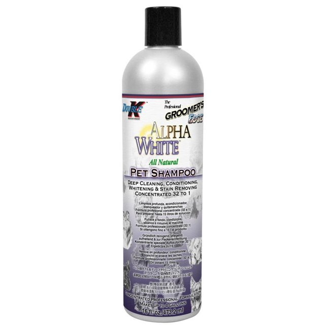 Champú para mascotas Groomer's Edge Alpha White, 16 oz