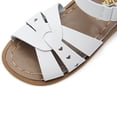 thumbnail image 5 of Weestep Girls Leather Toddler Little Kid Hoop Loop Sandal, 5 of 7