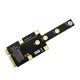 thumbnail image 1 of NVME SSD to MINI PCI-E Adapter Card M.2 NGFF NVME KEY M to MINI PCIE Multifunction Module, 1 of 5