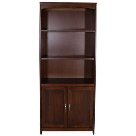 Liberty Furniture Hampton Bay 3 Shelf Door Bookcase In Cherry