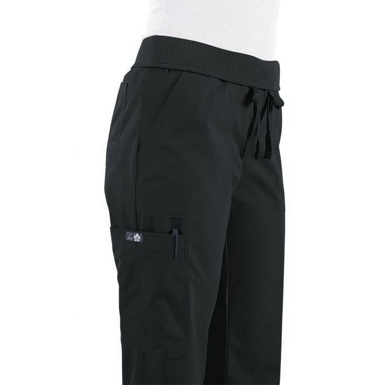 KOI Women's Tall Morgan Ultra Comfy Yoga-Style Cargo Scrub Pants, Navy,  X-Small/Tall : : Clothing, Shoes & Accessories