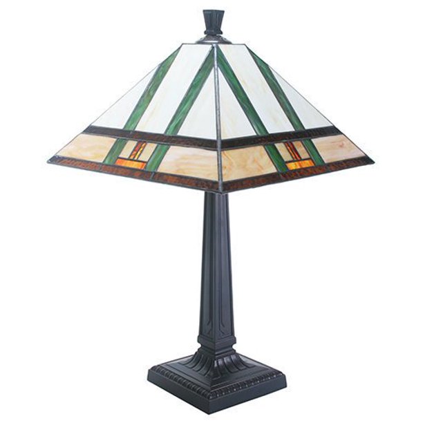 Like Shade With Mission Style Table Lamp Base Two Parts Com Mission Style Table Lamp Base, Leaded Glass Lamp Shade Parts