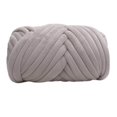 thumbnail image 2 of 1kg Velvet Chunky Yarn Arm Pillow DIY Rug Knitting Rug Making Hand Knit Pet Bed Crocheting Light Gray, 2 of 9
